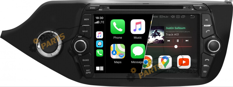 Штатная автомагнитола Gazer CM6008-JD Kia (25107)