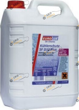 Антифриз Eurolub Engine Coolant SF D12 G12+ красный 20 л (ub 821020)