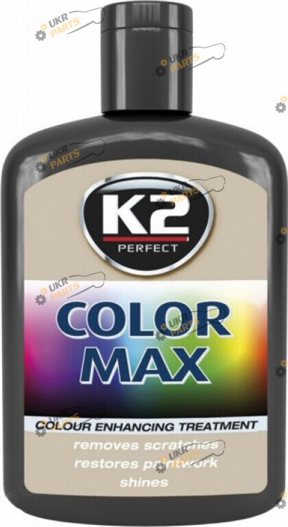 Полироль для кузова K2 Color Max (Черный) 0.2 л (K020 black	)