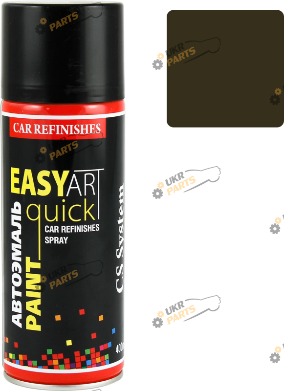 Аэрозольная краска CS System Easy Art Quick Paint 303 Хаки зеленый глянцевый 400 мл (CS1303)