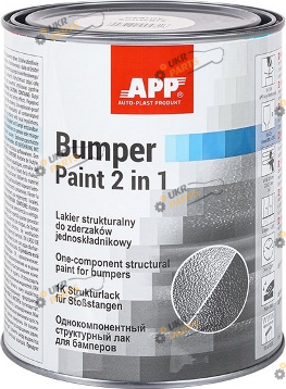 Краска для бампера APP Bumper Paint серый 1 л (020802 (6))