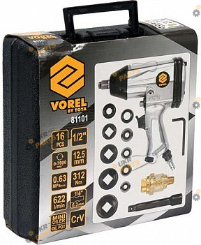 Гайковерт пневматический Vorel 1/2