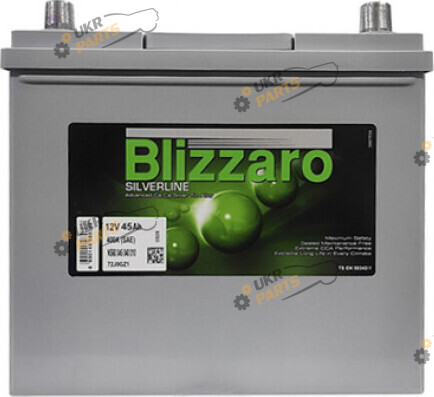 Автомобильный аккумулятор Blizzaro Silverline Asia 400 A L+ 45 Ач (NS60 045 040 110)