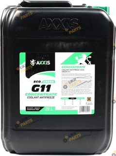 Концентрат антифриза Axxis Eco G11 зелёный 20 л (AX-P999-G11Gr ECO 20)