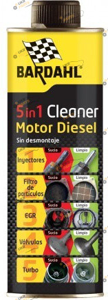 Очиститель двигателя Bardahl DESEL CLEANER 5 In 1 0.5 л для дизельных авто (9357Е)