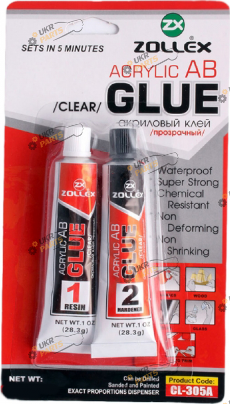 Клей на акриловой основе Zollex CL-305А 56 мл (2956753)