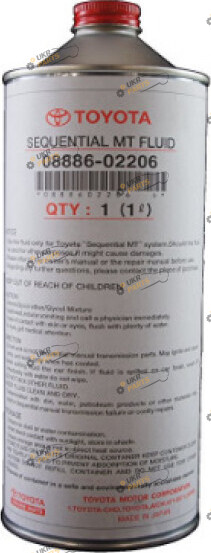 Масло трансмиссионное Toyota SEQUENCIAL MT FLUID 1 л (08886-02206)