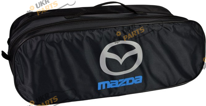 Сумка органайзер Poputchik Mazda чорна 1 відділ розмір 45,5 х 18 х 18,5 см 16 л (03-038-2Д)