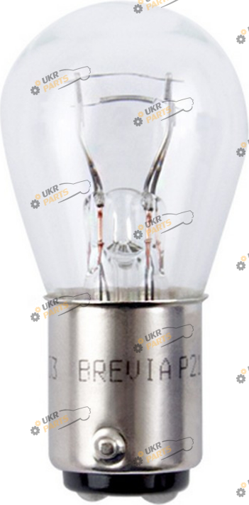 Лампочка габарита Brevia P21/5W BAY15d 12V 21/5W (12303C)