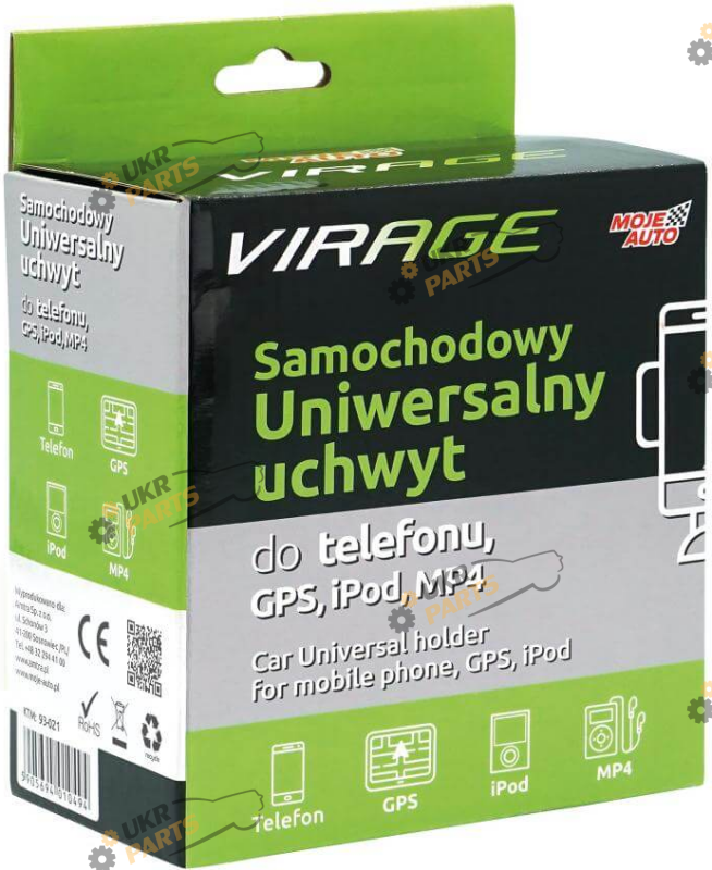 Держатель универсальный на лобовое стекло Virage (93-021)