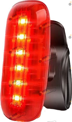 Велосипедный фонарь Vitol AQY-0116-6SMD крепление - зажим (50512)
