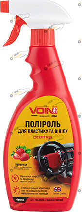 Полироль для пластика Voin матова Полуниця 0.5 л (VP-0535)