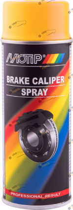Краска для тормозных суппортов Motip Brake Caliper Spray желтый 400 мл (04097)