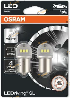LED лампа Osram LEDriving SL R10W BA15s 1.2 Вт (5008DWP-02B)