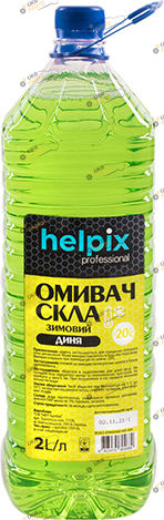 Жидкость омывателя готовая зимняя HELPIX (ДИНЯ) -20 °C 2 л (4689 (288/6))