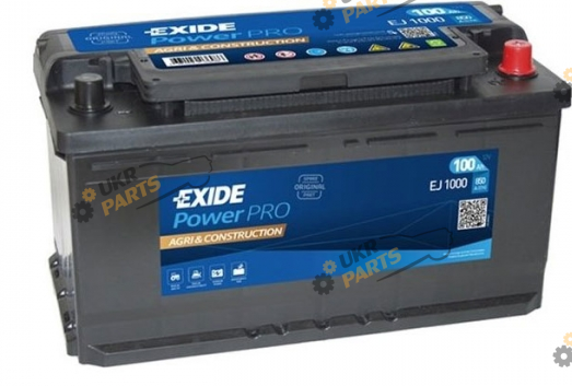 Грузовой аккумулятор Exide Power PRO Agri 100 Ач (EJ1000)