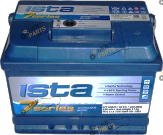 Автомобильный аккумулятор ISTA (7 Series) 6СТ-60 A2 Euro 600 А 60 Ач (560 22 14)
