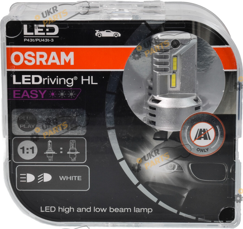 LED лампа Osram LEDriving HL EASY H19/ H4 18 Вт (64193DWESY-HCB)