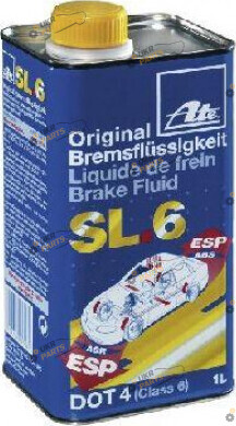 Тормозная жидкость ABS DOT 4 BRAKE FLUID 1 л (7609)