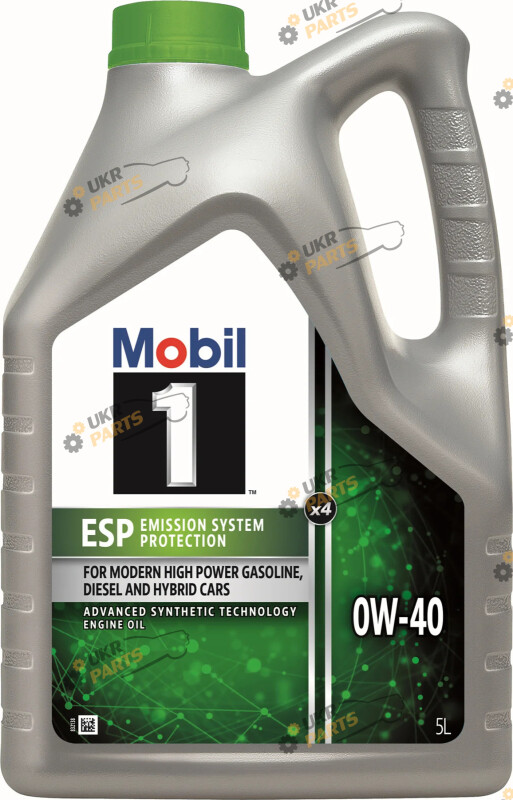 Моторное масло Mobil 1 ESP Х4 0W-40 5 л (157814)