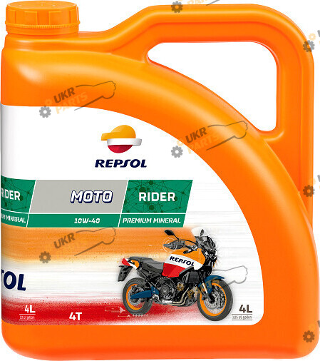 Моторное масло Repsol MOTO RIDER 4T 10W-40 4 л (RP165N54)