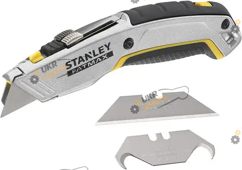 Профессиональный нож Stanley FatMax PRO с двумя трапецевидными лезвиями, L=180 мм (0-10-789)