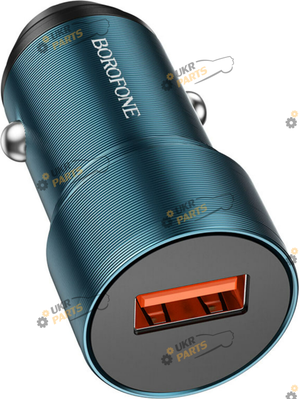Зарядное устройство Borofone BZ19A Wisdom single port QC3.0 Sapphire Blue USB 2.4 А (BZ19ASU)