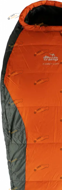 Спальный мешок кемпинговый Tramp Fjord Regular кокон правий orange/grey 220/80-55 (UTRS-049R-R)
