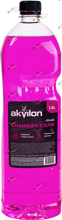 Жидкость омывателя готовая летняя Akvilon Summer 1.5 л (AKVILONSUMMER15L)