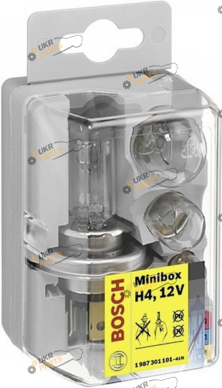 Галогеновая лампа Bosch Minibox H4 1 шт (1987301101)