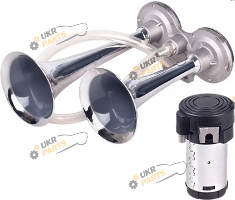 Звуковой сигнал Vitol 2 дудки метал 12V (SL-1038)