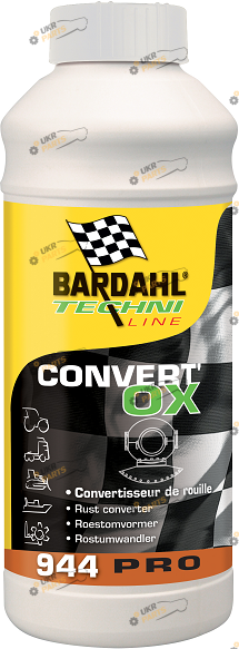 Растворитель ржавчины для кузова Bardahl ConvertOx Rust Inhibitor Primer 1 л (9440)
