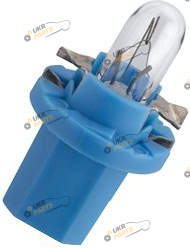 Лампочка Philips BAX 12603 12V 1.2W BAX8,5d/1,5 blue (12603CP)