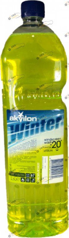 Жидкость омывателя готовая зимняя Akvilon Lemon -20 °C 1.5 л (AKVILONLEMON20C15L)