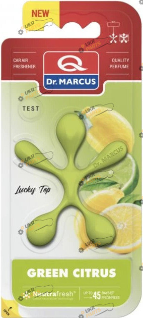 Ароматизатор DrMarkus Lucky Top | Цитрус (Ароматизатор повітря Dr.Marcus LUCKY TOP Green Citrus)