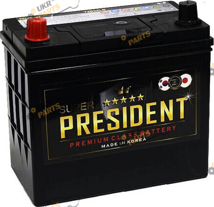 Автомобильный аккумулятор President Asia 440A L+ 55 Ач (JP 6CT- 55Aз 440A L SMF)