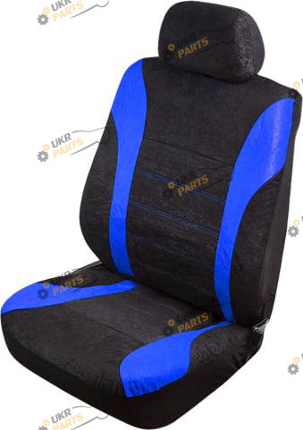 Чехлы для сидений Vitol Polyester черно-синие (VSC-38260V-11 BK/BL)