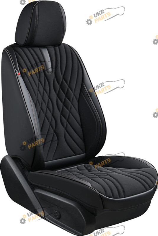 Чехлы для сидений Voin повн к-т екошкіра V-8863 Bk черные (62875)