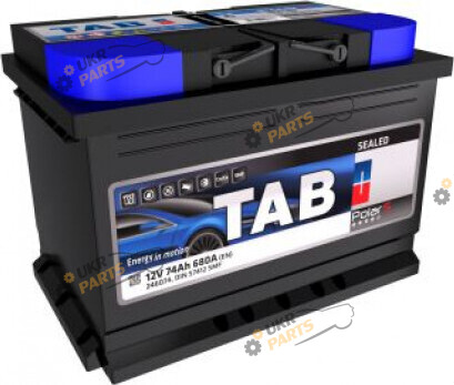 Автомобильный аккумулятор TAB Polar S, En 680A R+ 74 Ач (246074)