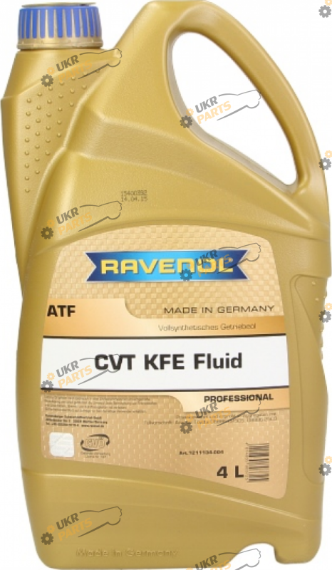 Масло трансмиссионное Ravenol CVT KFE FLUID 4 л (RAVCVTKFEFLUID4L)