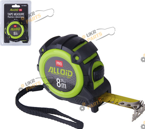 Рулетка Alloid з автостопом Mt-740825 8м (Mt-740825)