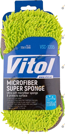 Мочалка для мойки автомобиля Vitol (VSC-1395)