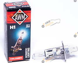Галогеновая лампа AWM 12V 55W H1 1 шт (410300001)