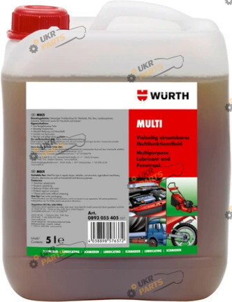 Очиститель универсальный Wurth MULTI 5 л наружный (0893055405)