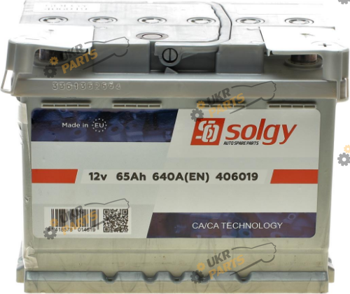 Автомобильный аккумулятор Solgy 65 Ач (406019)