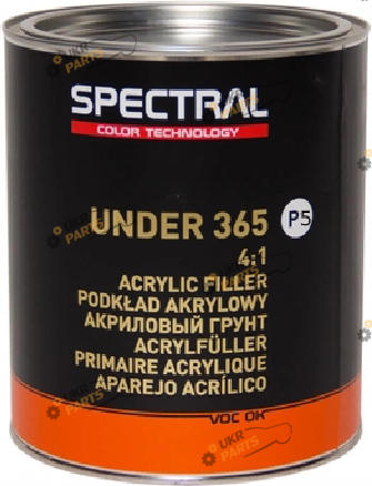 Грунтовка Spectral UNDER 365 Р5 черный 2800 мл (90003)