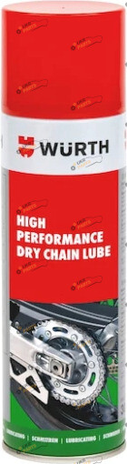 Смазка для мото цепей Wurth DRY CHAIN LUBE 0.15 л (089301514)