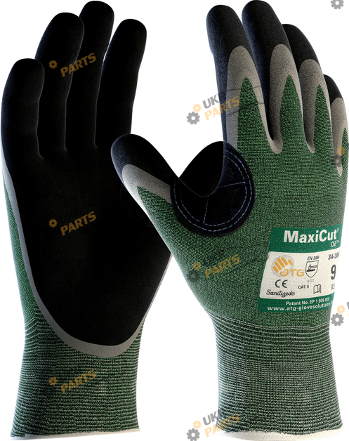 Перчатки зеленые масло-бензостойкие MaxiCut (ATG-MAXICU-OIL-M)
