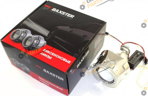 линзы Биксенон Baxster G5 H1 2.5 дюйма с ангельскими глазками (21204)