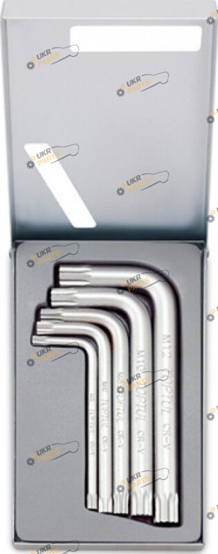Набор шестигранников Toptul (M5-M12) 5 шт (GAAD0501)